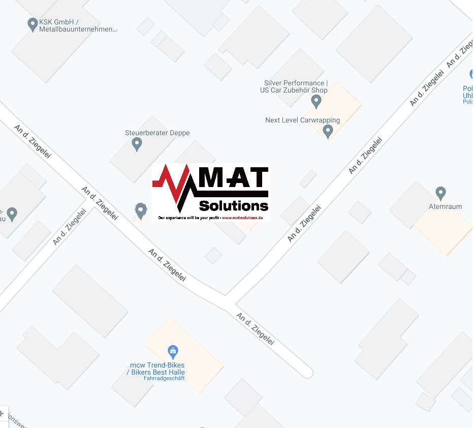 MAT Solutions GmbH - An der Ziegelei 17b - 45721 Haltern am See Deutschland